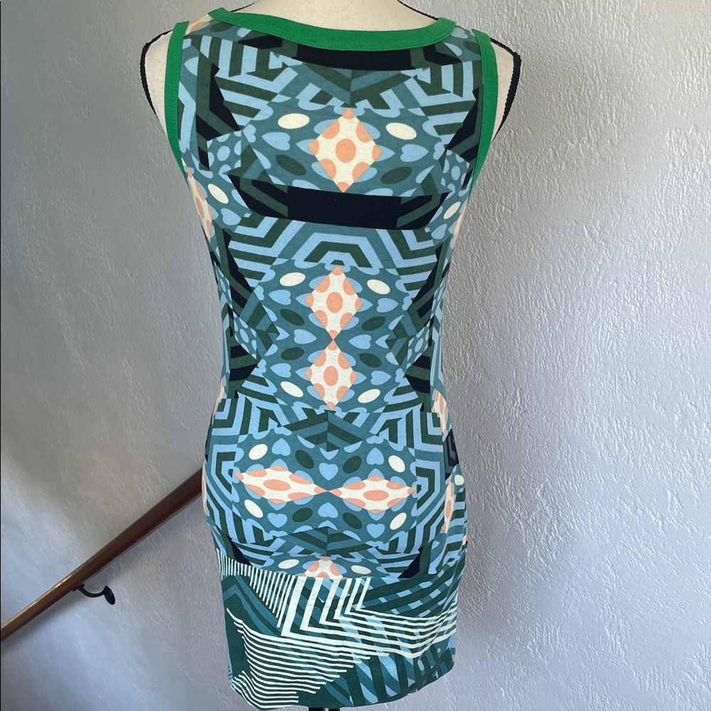 Hayes Womens NWOT Y2K Dead Stock All Over Graphic Print Martini‎ Dress Medium - Picture 3 of 7